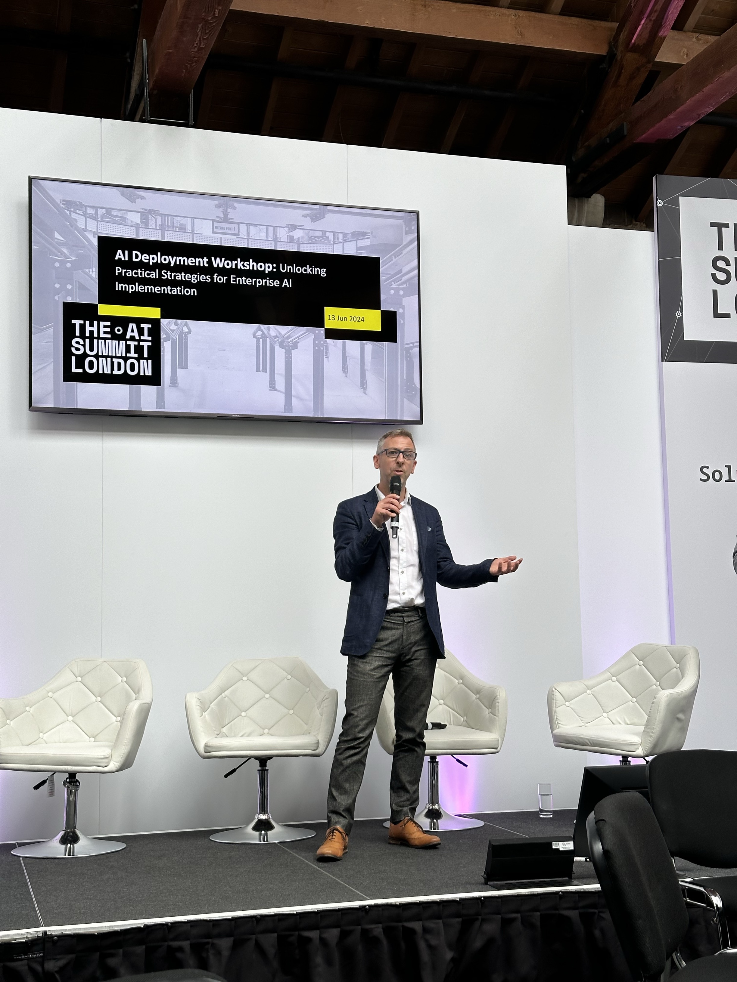 Mark Breslin speaking at The AI Summit London