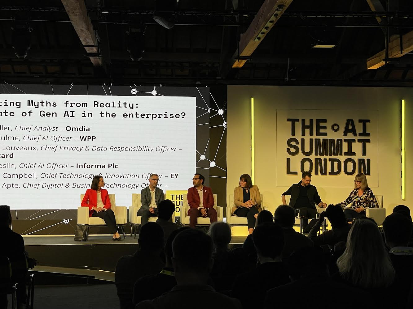 Mark Breslin on the Chief AI Officer panel at The AI Summit London